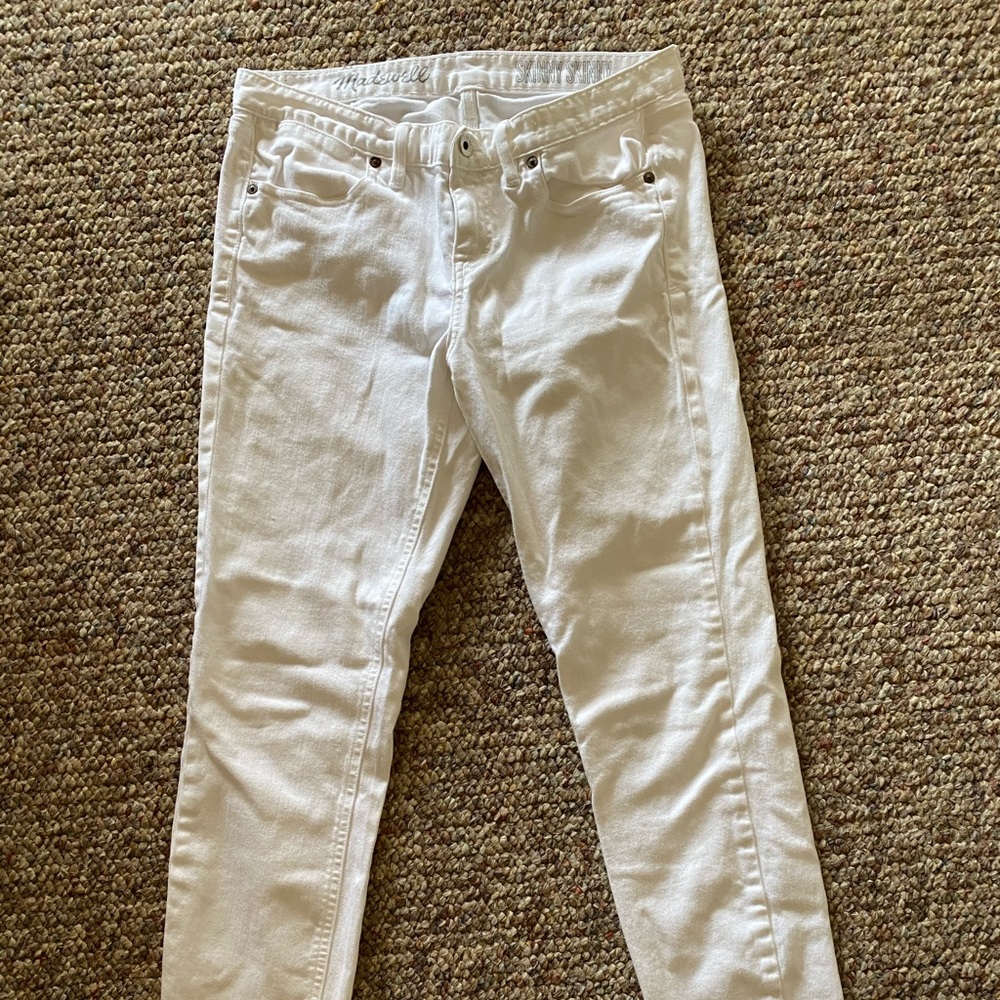 Madewell white jeans size 29 worn once